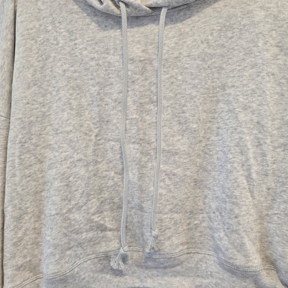 PINK Victoria's Secret Light Gray Hoodie With Rhinestones Size Xxl Nwt - Picture 2 of 8